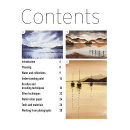 The Easy Guide to Painting Water in Watercolour i gruppen Hobby & Kreativitet / Bøger / Instruktionsbøger hos Pen Store (136317)