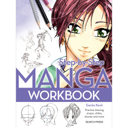 Step-by-Step Manga Workbook i gruppen Hobby & Kreativitet / Bøger / Inspirationsbøger hos Pen Store (136329)