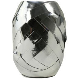 Gavebånd metallic 10m x 7 mm Sølv i gruppen Hobby & Kreativitet / Højtider og sæsoner / Indpakning hos Pen Store (136412)