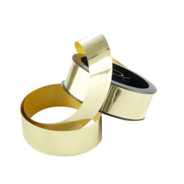 Gavebånd metallic 10m x 25 mm Guld i gruppen Hobby & Kreativitet / Højtider og sæsoner / Indpakning hos Pen Store (136413)