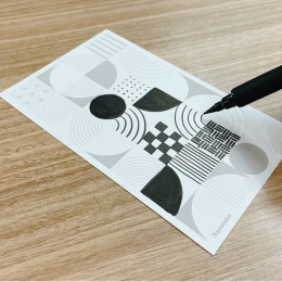 Bimoji Fude Brush Pen 5-sæt i gruppen Penne / Kunstnerpenne / Penselpenne hos Pen Store (136420)