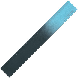 Lineal Aluminium 15 cm Black/Turquoise i gruppen Hobby & Kreativitet / Hobbytilbehør / Linealer hos Pen Store (136440)