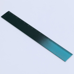 Lineal Aluminium 15 cm Black/Turquoise i gruppen Hobby & Kreativitet / Hobbytilbehør / Linealer hos Pen Store (136440)