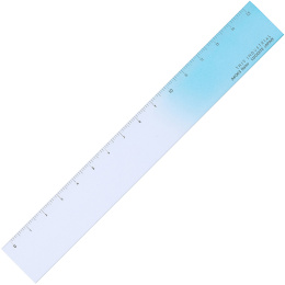 Lineal Aluminium 15 cm Silver/Turquoise i gruppen Hobby & Kreativitet / Hobbytilbehør / Linealer hos Pen Store (136441)