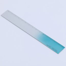 Lineal Aluminium 15 cm Silver/Turquoise i gruppen Hobby & Kreativitet / Hobbytilbehør / Linealer hos Pen Store (136441)