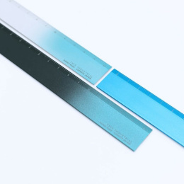 Lineal Aluminium 15 cm Turquoise/Silver i gruppen Hobby & Kreativitet / Hobbytilbehør / Linealer hos Pen Store (136442)