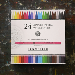 Pastel pencils set of 24 i gruppen Penne / Kunstnerpenne / Pastelblyanter hos Pen Store (136578)