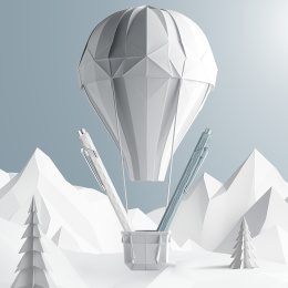 849 Alpine Frost Kuglepen Hvid i gruppen Penne / Fine Writing / Kuglepenne hos Pen Store (136597)