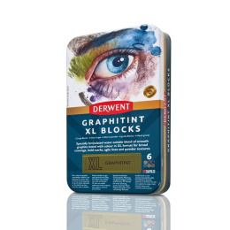 Graphitint XL Blocks Tin sæt 6 stk i gruppen Kunstnerartikler / Kridt og blyanter / Grafit og blyant hos Pen Store (136638)