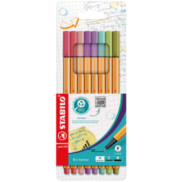 Point 88 Fineliner 8-pak i gruppen Penne / Skrive / Fineliners hos Pen Store (136795)