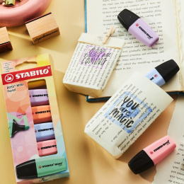 BOSS Mini Pastel 6-pak i gruppen Penne / Mærkning og kontor / Highlighters hos Pen Store (136801)