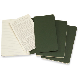 Cahier Notebook Pocket Green Linjeret i gruppen Papir & Blokke / Skriv og noter / Notesbøger hos Pen Store (136809)