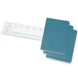Cahier Notebook Pocket Brisk Blue Linjeret i gruppen Papir & Blokke / Skriv og noter / Notesbøger hos Pen Store (136815)