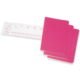 Cahier Notebook Pocket Pink Linjeret i gruppen Papir & Blokke / Skriv og noter / Notesbøger hos Pen Store (136818)