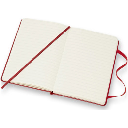 Classic Hard Cover Notebook Pocket Red i gruppen Papir & Blok / Skriv og noter / Notesbøger hos Pen Store (136819_r)