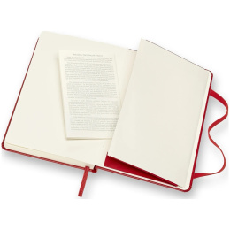 Classic Hard Cover Notebook Pocket Red i gruppen Papir & Blok / Skriv og noter / Notesbøger hos Pen Store (136819_r)