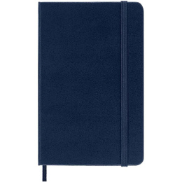 Classic Hard Cover Notebook Pocket Blue Linjeret i gruppen Papir & Blok / Skriv og noter / Notesbøger hos Pen Store (136825)