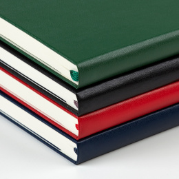 Classic Hard Cover Notebook Pocket Blue Linjeret i gruppen Papir & Blok / Skriv og noter / Notesbøger hos Pen Store (136825)