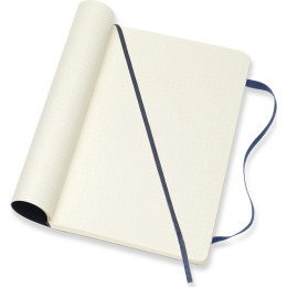 Classic Soft Cover Notebook Large Blue Dotted i gruppen Papir & Blok / Skriv og noter / Notesbøger hos Pen Store (136828)