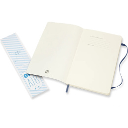 Classic Soft Cover Notebook Large Blue Dotted i gruppen Papir & Blok / Skriv og noter / Notesbøger hos Pen Store (136828)