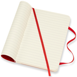 Classic Soft Cover Notebook Pocket Red i gruppen Papir & Blok / Skriv og noter / Notesbøger hos Pen Store (136829_r)