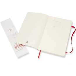 Classic Soft Cover Notebook Large Red i gruppen Papir & Blok / Skriv og noter / Notesbøger hos Pen Store (136830_r)
