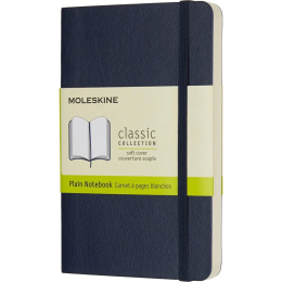 Classic Soft Cover Notebook Pocket Blue Ulinjeret i gruppen Papir & Blok / Skriv og noter / Notesbøger hos Pen Store (136832)