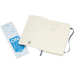 Classic Soft Cover Notebook Pocket Blue Ulinjeret i gruppen Papir & Blok / Skriv og noter / Notesbøger hos Pen Store (136832)