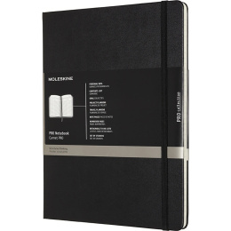 Pro Hard Cover Notebook XL Black Linjeret i gruppen Papir & Blokke / Skriv og noter / Notesbøger hos Pen Store (136836)