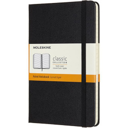 Classic Hard Cover Notebook Medium Black i gruppen Papir & Blok / Skriv og noter / Notesbøger hos Pen Store (136838_r)
