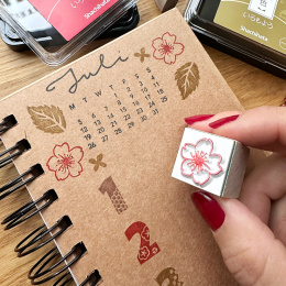 Stempelsæt Iroitoshi Wa-suuji 10-pak i gruppen Hobby & Kreativitet / Hobbytilbehør / Stempler hos Pen Store (136888)