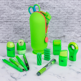 Pen Case Hoop Vacuum Neon Green i gruppen Kids / Børnepenne / Penalhus til børn hos Pen Store (136948)