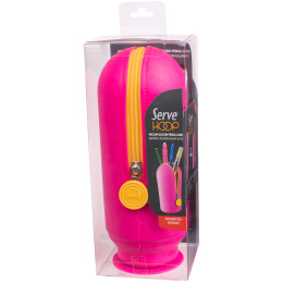 Pen Case Hoop Vacuum Neon Pink i gruppen Kids / Børnepenne / Penalhus til børn hos Pen Store (136949)