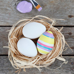 Æg Hvide 12-pak i gruppen Hobby & Kreativitet / Højtider og sæsoner / Påskepyssel hos Pen Store (136977)