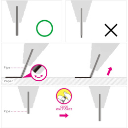 Orenz Stiftblyant Light Blue 0.5 mm i gruppen Produktserie / Pentel Orenz hos Pen Store (137001)