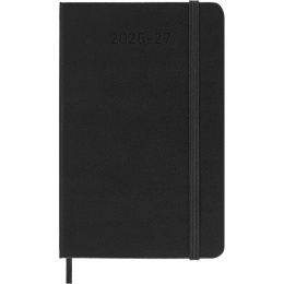 Kalender 18M WeekNote Hard Cover Pocket Black i gruppen Papir & Blokke / Kalendere / 18 mdr kalendere hos Pen Store (137010)