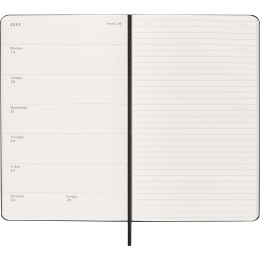 Kalender 18M WeekNote Hard Cover Large Black i gruppen Papir & Blokke / Kalendere / 18 mdr kalendere hos Pen Store (137011)