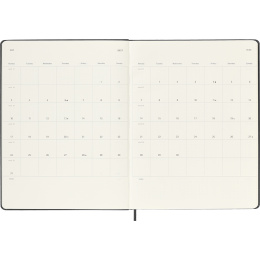 Kalender 18M WeekNote Hard Cover XL Black i gruppen Papir & Blokke / Kalendere / 18 mdr kalendere hos Pen Store (137012)
