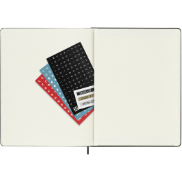 Kalender 18M WeekNote Hard Cover XL Black i gruppen Papir & Blokke / Kalendere / 18 mdr kalendere hos Pen Store (137012)