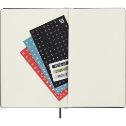 Kalender 18M Weekly Hard Cover Horisontell Large Black i gruppen Papir & Blokke / Kalendere / 18 mdr kalendere hos Pen Store (137014)
