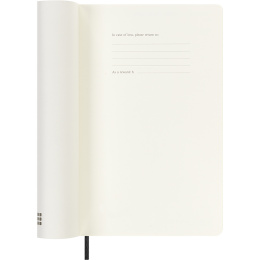 Kalender 18M Daily Soft Cover Large Black i gruppen Papir & Blokke / Kalendere / 18 mdr kalendere hos Pen Store (137015)