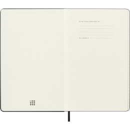 Kalender 18M Daily Hard Cover Large Black i gruppen Papir & Blokke / Kalendere / 18 mdr kalendere hos Pen Store (137016)