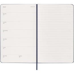 Kalender 18M WeekNote Hard Cover Large Sapphire Blue i gruppen Papir & Blokke / Kalendere / 18 mdr kalendere hos Pen Store (137017)