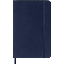 Kalender 18M WeekNote Soft Cover Pocket Sapphire Blue i gruppen Papir & Blokke / Kalendere / 18 mdr kalendere hos Pen Store (137018)