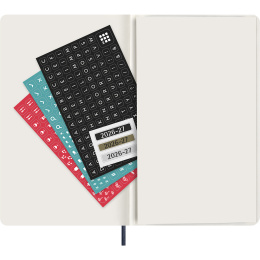 Kalender 18M WeekNote Soft Cover Large Sapphire Blue i gruppen Papir & Blokke / Kalendere / 18 mdr kalendere hos Pen Store (137019)
