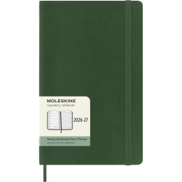Kalender 18M WeekNote Soft Cover Large Myrtle Green i gruppen Papir & Blokke / Kalendere / 18 mdr kalendere hos Pen Store (137023)