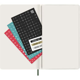 Kalender 18M WeekNote Soft Cover Large Myrtle Green i gruppen Papir & Blokke / Kalendere / 18 mdr kalendere hos Pen Store (137023)