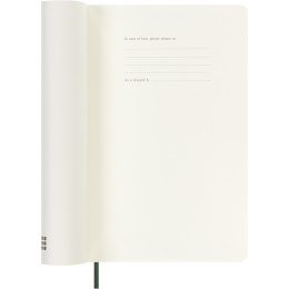 Kalender 18M WeekNote Soft Cover Large Myrtle Green i gruppen Papir & Blokke / Kalendere / 18 mdr kalendere hos Pen Store (137023)