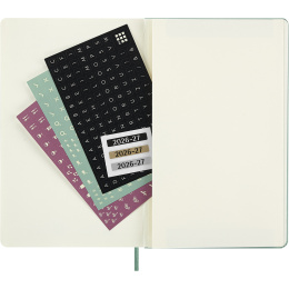 Kalender 18M WeekNote Hard Cover Large Sage Green i gruppen Papir & Blokke / Kalendere / 18 mdr kalendere hos Pen Store (137024)