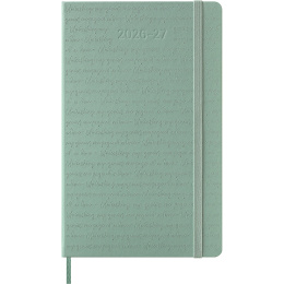 Kalender 18M WeekNote Hard Cover Large Sage Green i gruppen Papir & Blokke / Kalendere / 18 mdr kalendere hos Pen Store (137024)